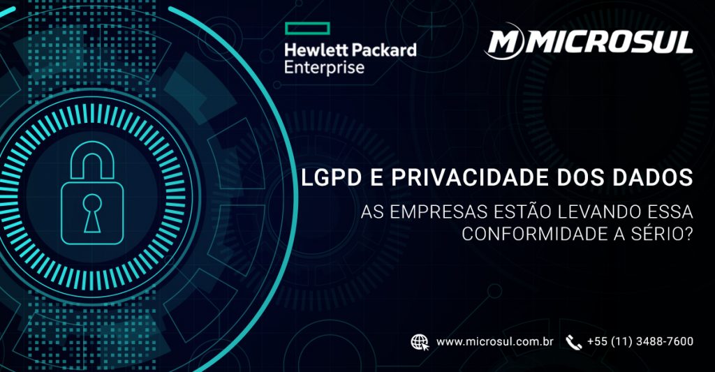 LGPD significa que as empresas devem mostrar que levam a sério a privacidade dos dados na nuvem